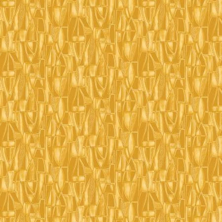 Tonal Geo Gold Fabric Yardage