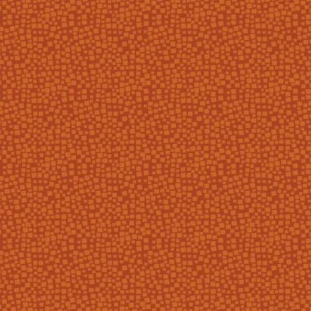 Mosaic Dark Orange Fabric Yardage