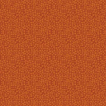 Mosaic Dark Orange Fabric Yardage