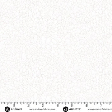 Echoes of Iceland Heima Pebbles Snow Fabric Yardage
