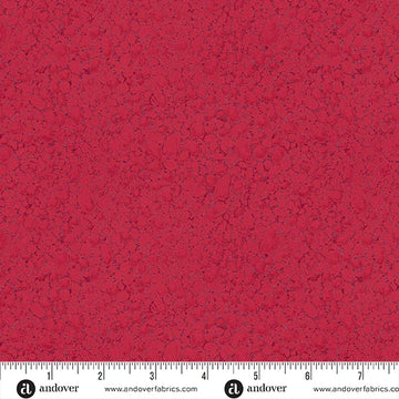 Echoes of Iceland Heima Pebbles Red Currant  Fabric Yardage