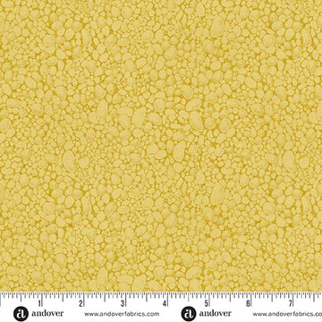 Echoes of Iceland Heima Pebbles Buttercup Fabric Yardage