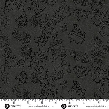 Echoes of Iceland Heima Lichen Obsidian Fabric Yardage
