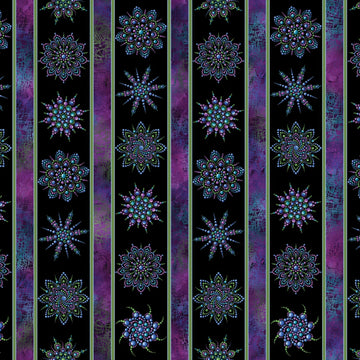 Dragonfly Wonder Border Print Fabric Yardage - quilt fabric for sewing and quilting projects