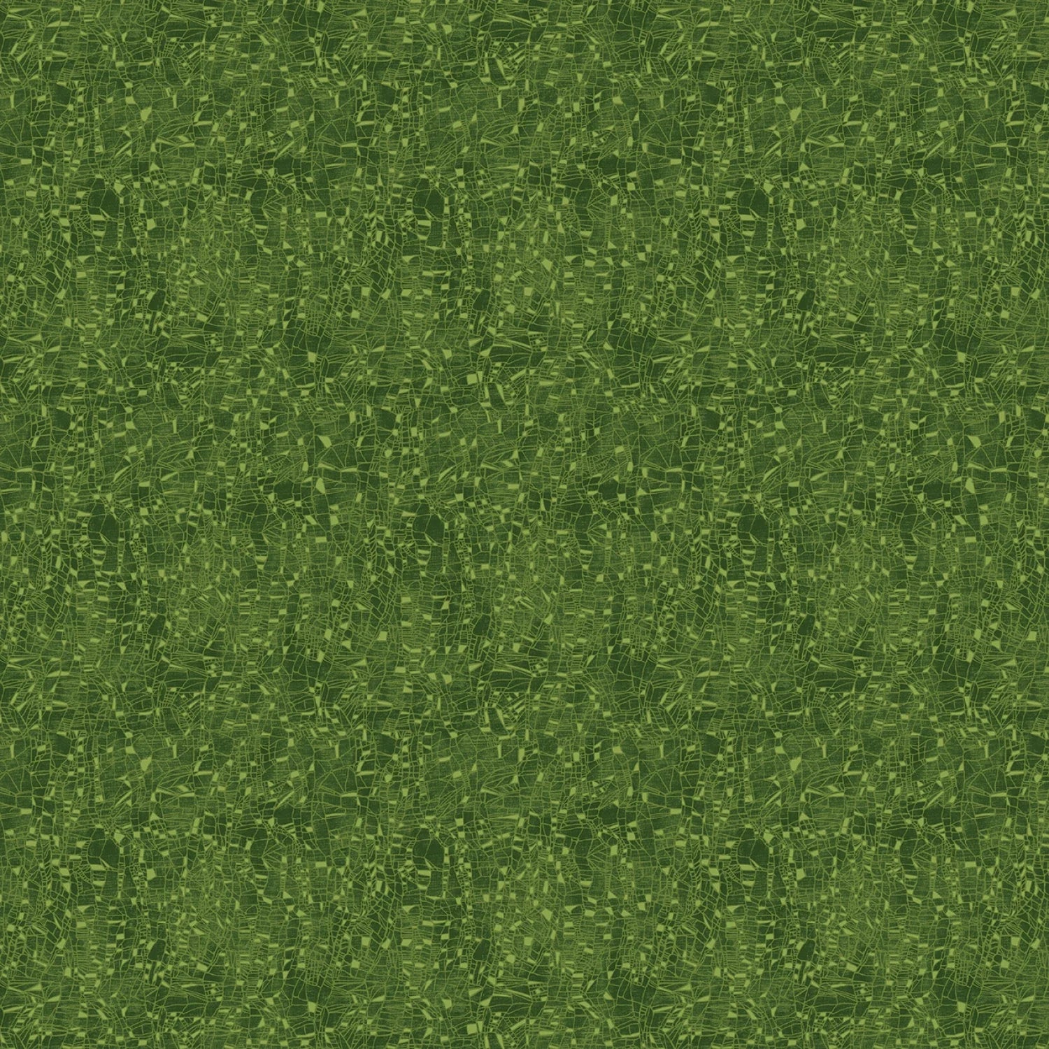 A green stereogram with a repeating textured pattern inspired by Benartex’s Dragonfly Wonder Pine Cirrus Tonal Texture Fabric Yardage. Its abstract leafy surface reveals a hidden 3D shape when viewed with relaxed focus.