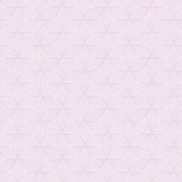 Star Leaves Light Purple Fabric Yardage