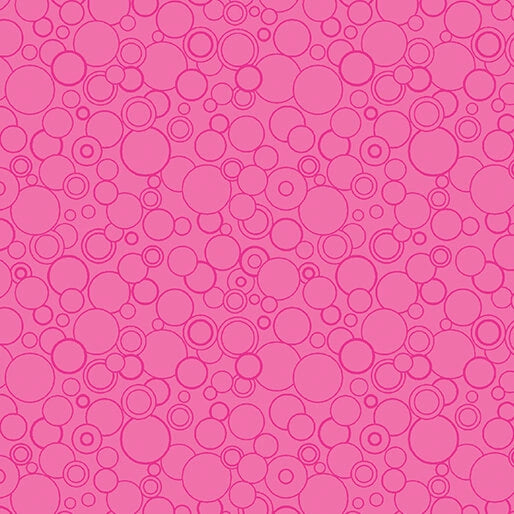 Cats Meow Fuschia Circling Around 108 inch 3 yard quilt back pack