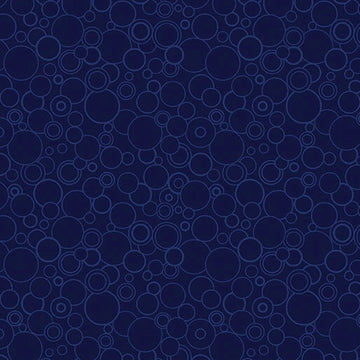 Cats Meow Navy Circling Around 108 inch 3 yard quilt back pack
