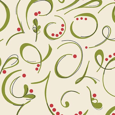 Bushel & Blum Sage/Natural Sprout and About 108" Wide Quilt Backing Fabric