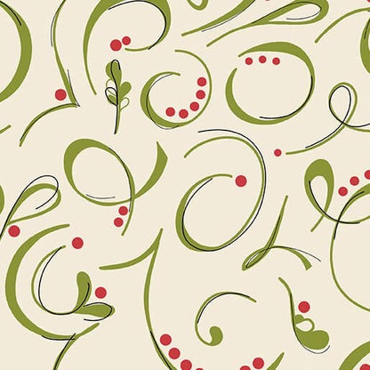 Bushel and Bloom Sage Natural Sprout About 108 inch wide quilt backing fabric