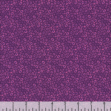 Transparency Magenta Beads Fabric Yardage