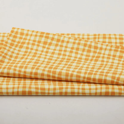 Floating Yellow Fabric Yardage