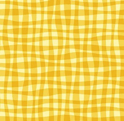 Floating Yellow fabric yardage lifestyle detail view