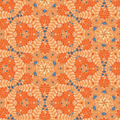 Medallion Apricot Fabric Yardage