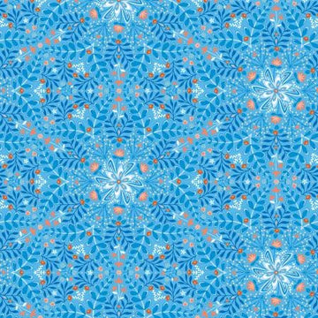 Medallion Periwinkle Fabric Yardage