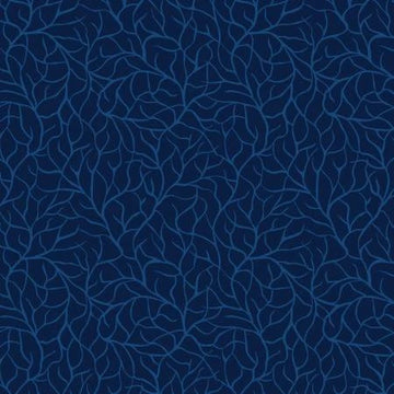 Branches Sapphire Fabric Yardage