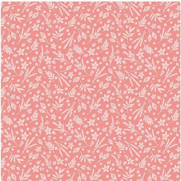Sketch Book Coral Fabric Yardage