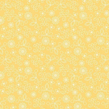 Tin Lantern Buttercup Fabric Yardage
