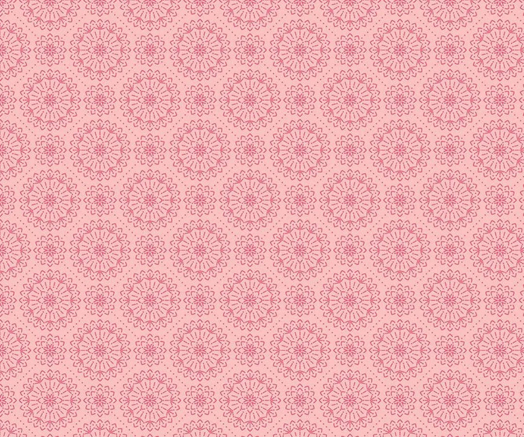 Meadowsweet Coral Fabric Yardage