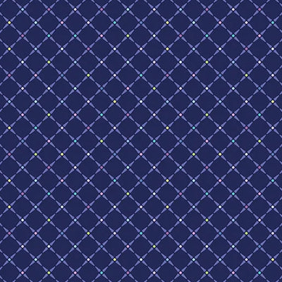 Crosshatch Indigo Fabric Yardage