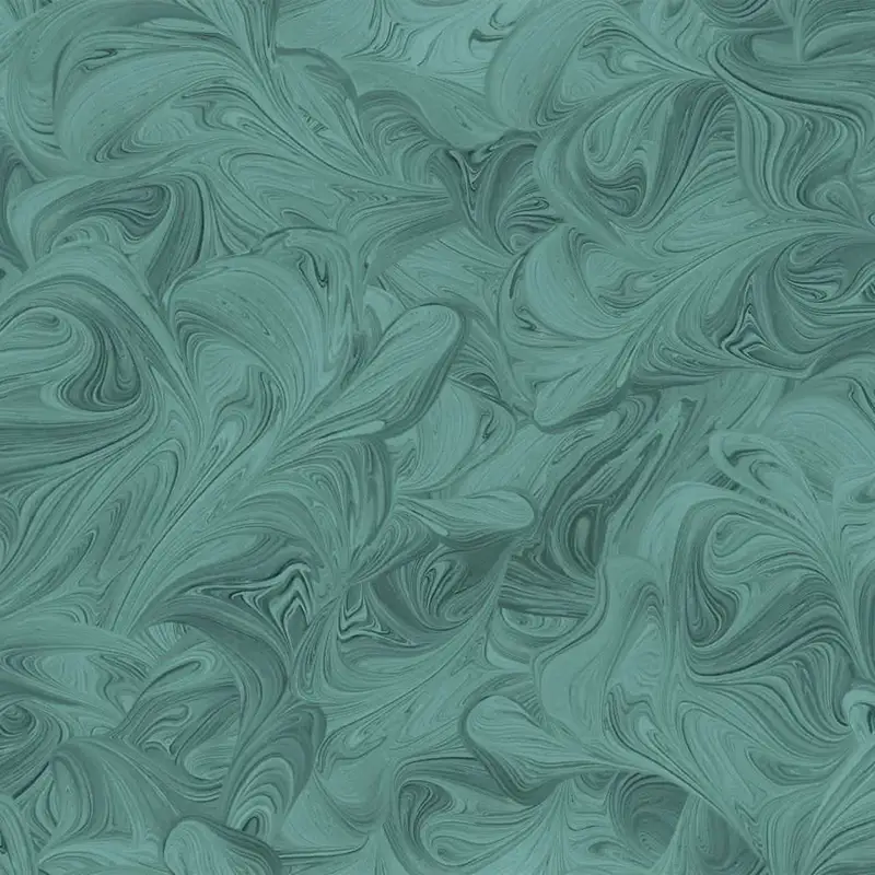 Swirls Teal 118" Wide Quilt Backing Fabric Product Photo