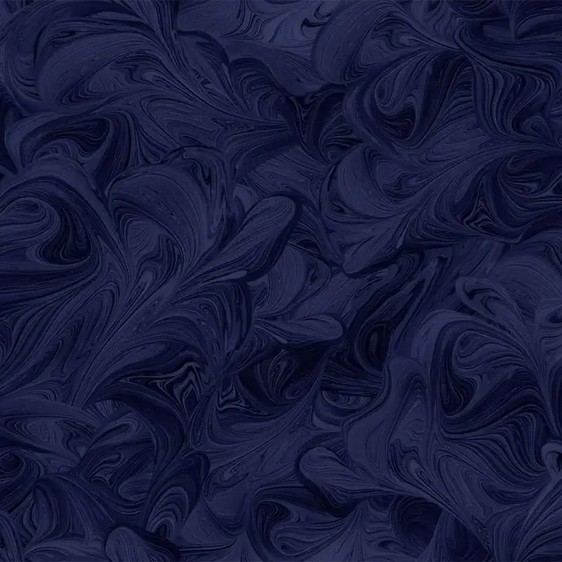 Swirls Navy 118" Wide Quilt Backing Fabric Product Photo