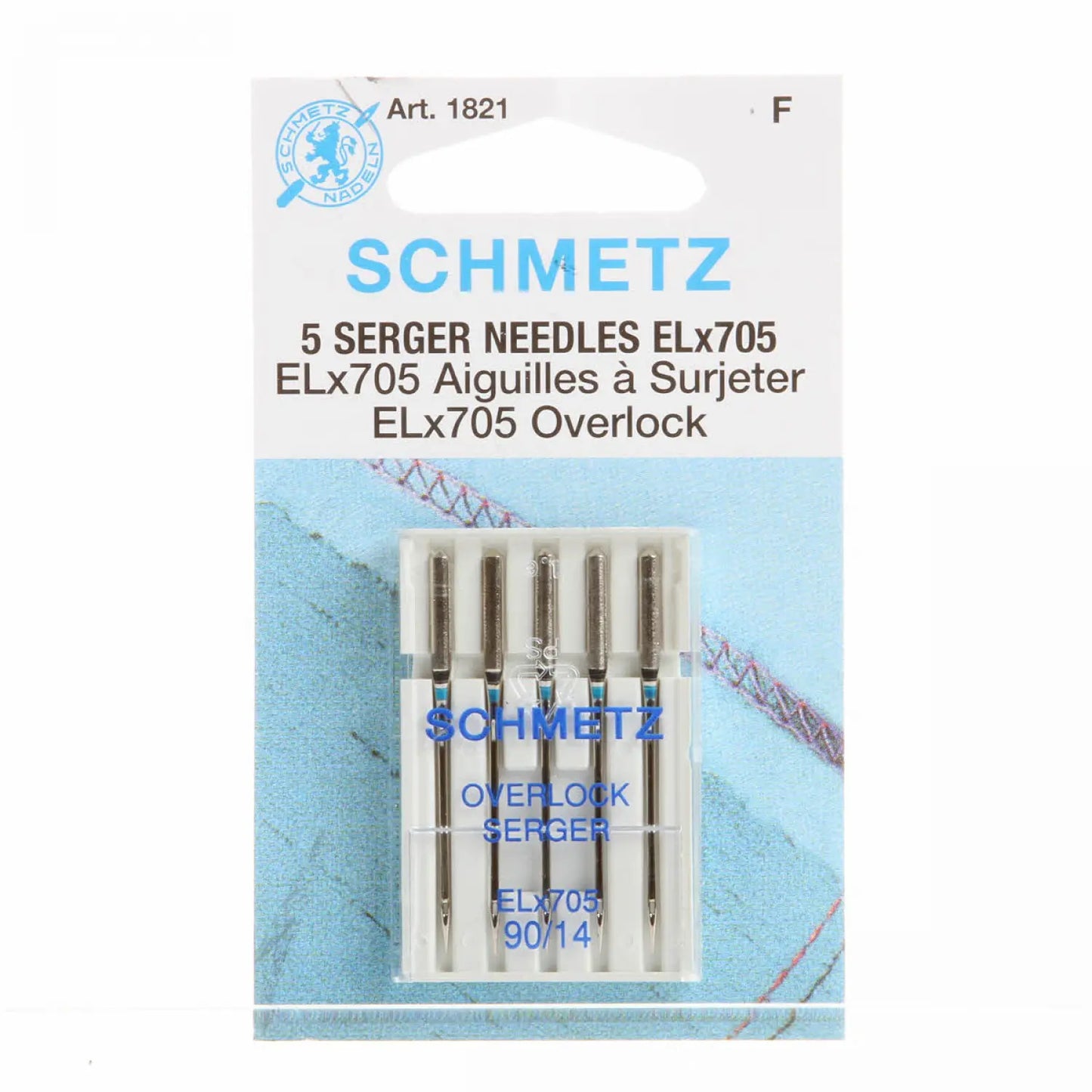 Schmetz Serger Machine Needle ELx705 Overlock Size 90/14 Product Photo