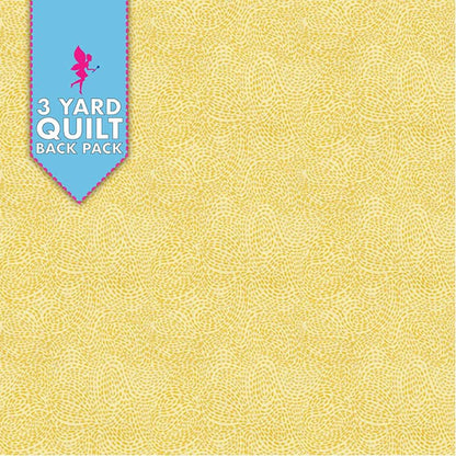 Waved Butter 108" 3 Yard Quilt Back Pack