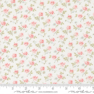 Abide Linen White Sprigs Fabric Yardage - quilt fabric for sewing and quilting projects