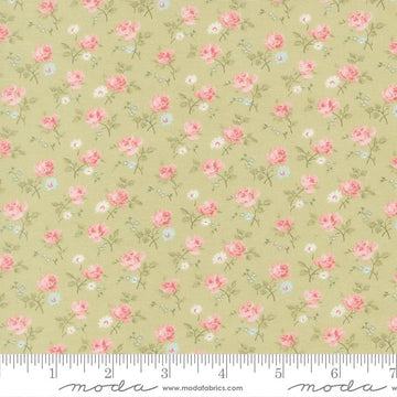 Abide Light Green Sprigs Fabric Yardage - quilt fabric for sewing and quilting projects