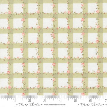Abide Light Green Plaid Gingham Fabric Yardage - quilt fabric for sewing and quilting projects