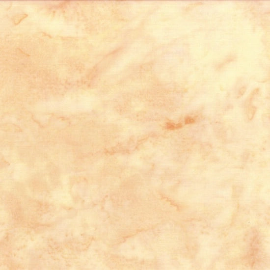 Creamy beige 1895 Watercolors Pearl Batik Fabric by Hoffman Fabrics features subtle, irregular patterns and light brown veins, resembling natural marble and offering a sophisticated, stone-inspired look.