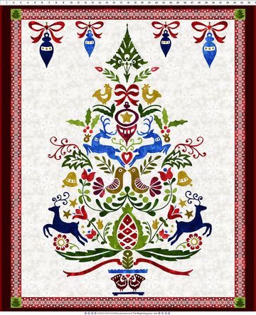 New Snow Panel - quilt fabric panel for quilting projects