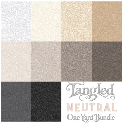 Tangled Neutral One Yard Bundle