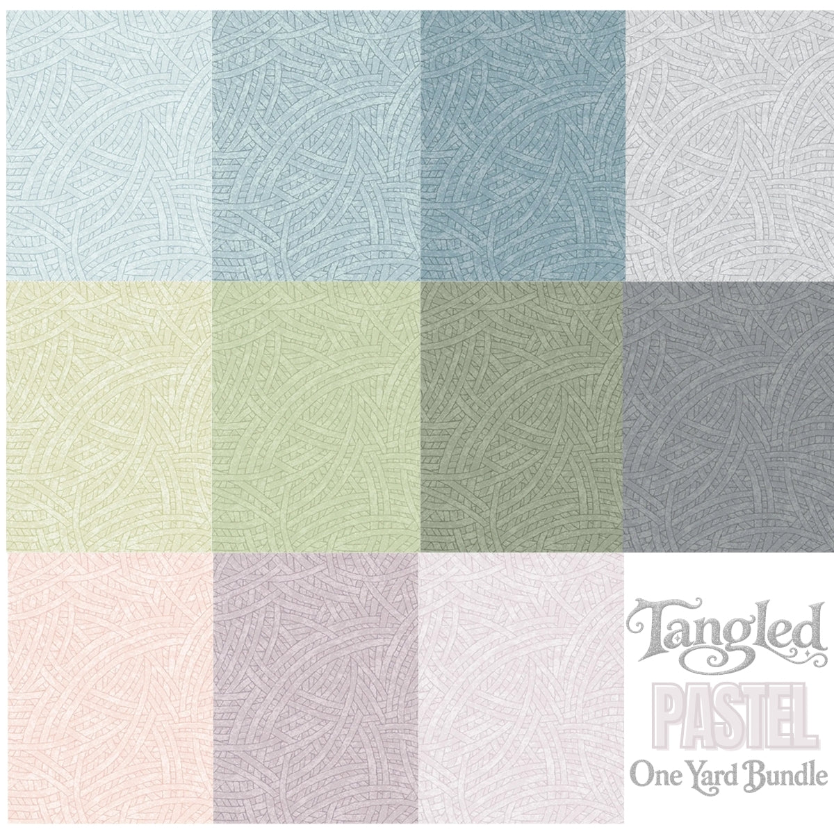 Tangled Pastel One Yard Bundle
