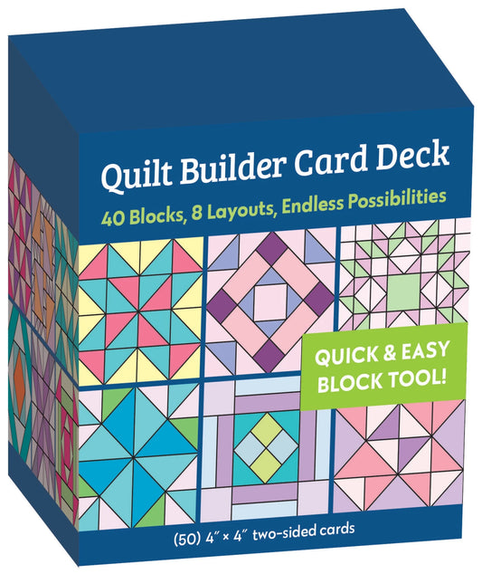 Quilt Builder Card Deck front cover