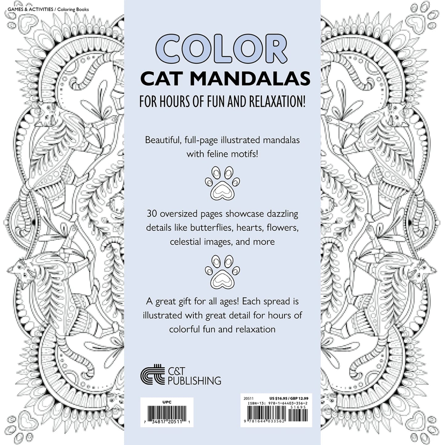 My Cat Mandala Coloring Book