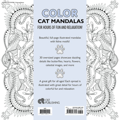 My Cat Mandala Coloring Book