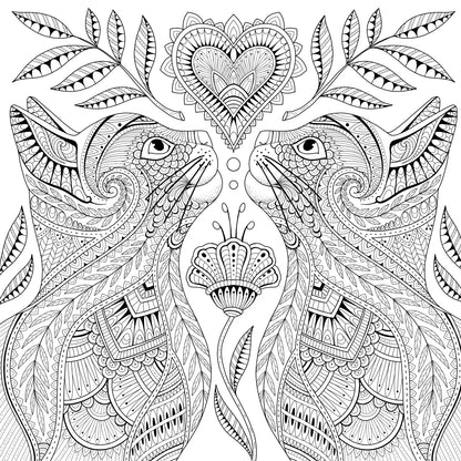 My Cat Mandala Coloring Book