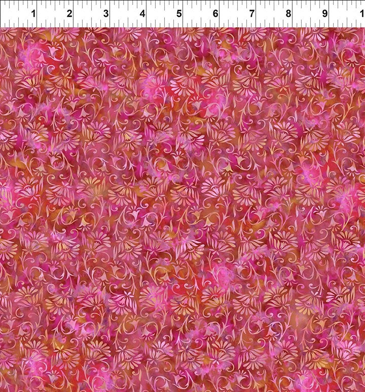 Prism II Pink Blooms Fabric Yardage
