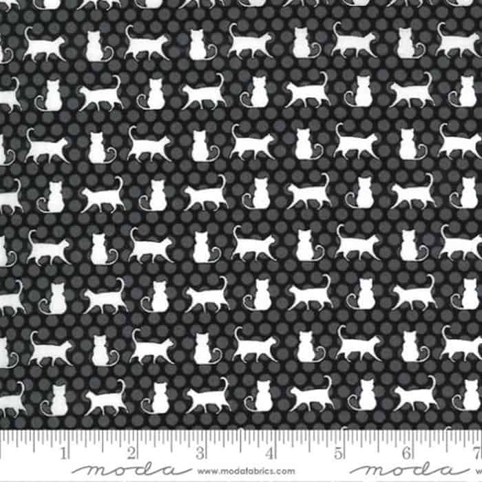 Midnight Magic 2 Midnight Cat Parade Fabric Yardage