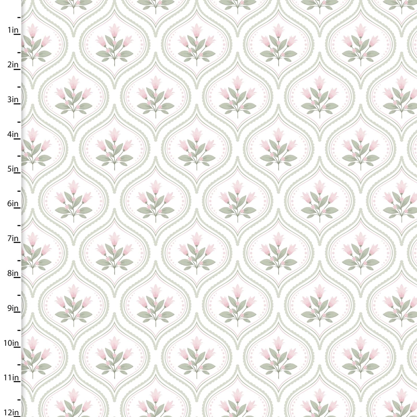 Sweet Woodland White Petal Dreams Fabric Yardage