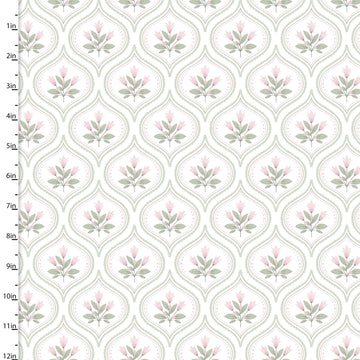 Sweet Woodland White Petal Dreams Fabric Yardage