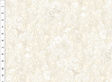Shop Hop 2026 Cream Tonal Swirl Fabric Yardage - PRESALE - quilt fabric for sewing and quilting projects