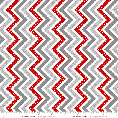 Snow Folks Multi Chevron Fabric Yardage