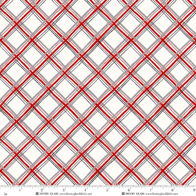 Snow Folks Multi Bias Plaid Fabric Yardage