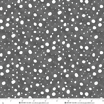 Snow Folks Gray Snow Fabric Yardage