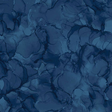 Mirage Navy Fabric Yardage - quilt fabric for sewing and quilting projects