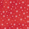 Holly Jolly Red Snowflake Fabric Yardage - quilt fabric for sewing and quilting projects
