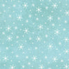 Holly Jolly Turquoise Snowflake Fabric Yardage - quilt fabric for sewing and quilting projects